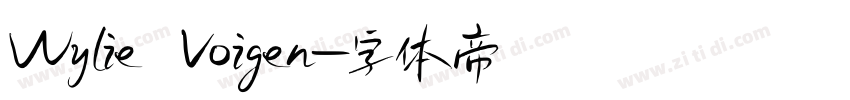 Wylie Voigen字体转换